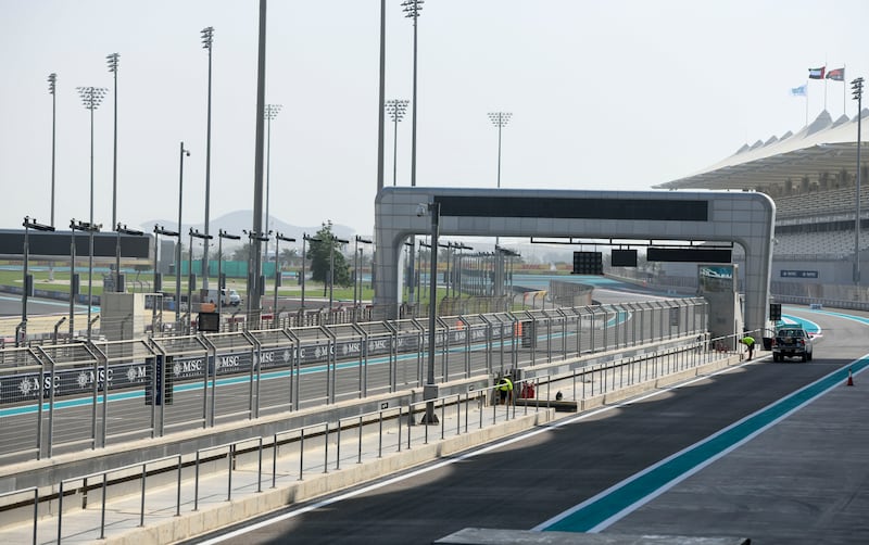 Mr Al Jenaibi is preparing to welcome tens of thousands to Yas Island ahead of the F1 Abu Dhabi Grand Prix this weekend
