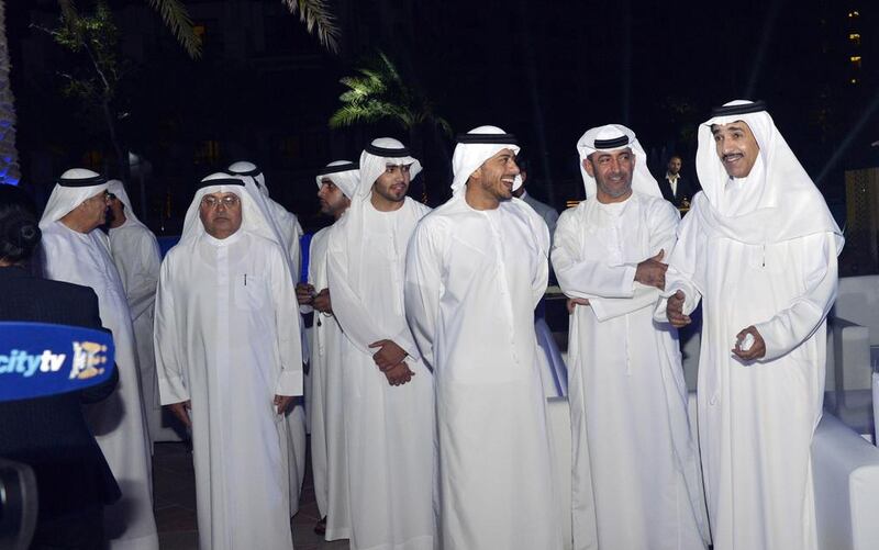 Mansour bin Zayed during his meeting with Manchester City team - winning the English Premier League step to achieve greater ambitions (Wam)