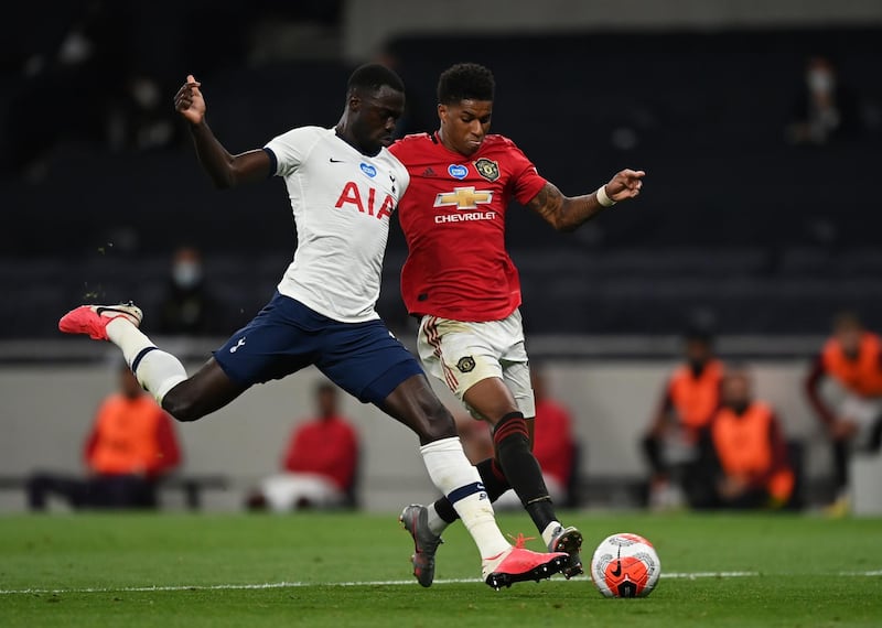 Marcus Rashford - 6: The darling of English football should have buried a first-half header from six yards but completely missed the ball. EPA