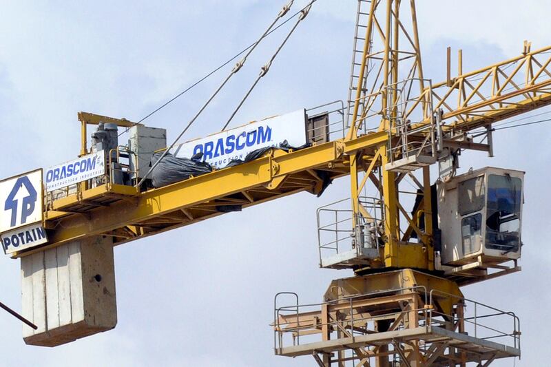 Orascom Construction's second-quarter revenue rose 9.7 per cent to $868.3 million. Dana Smillie for The National