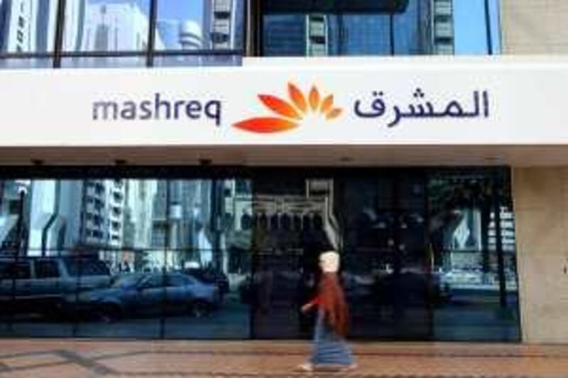 ABU DHABI. 14th Feb 2009. Mashreq bank H.Q. in Khalifa St., Abu Dhabi.  Stephen Lock  /  The National . FOR BUSINESS.