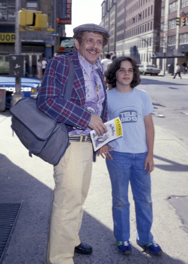 NEW YORK CITY - JUNE 4:  Jerry Stiller and Ben Stiller attend the performance of "The Gin Game" on June 4, 1978 at the Martin Beck Theater in New York City. (Photo by Ron Galella, Ltd./Ron Galella Collection via Getty Images) 