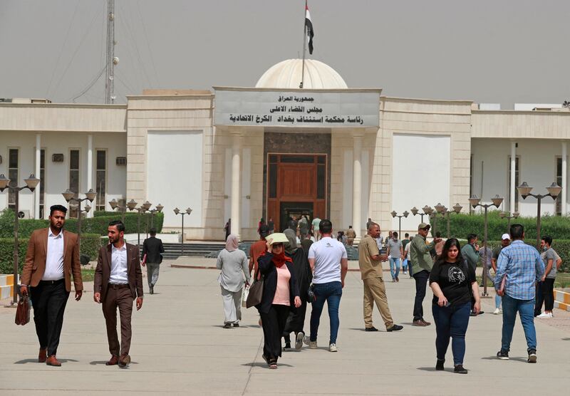 Al Karkh Appeal Court in Baghdad. The Iraqi government has pledged to tackle corruption in the country. AFP