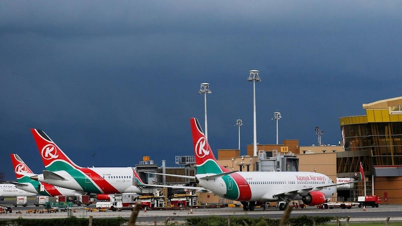 Kenya Airways planes near Nairobi. African airlines could lose $6 billion in passenger revenue in 2020, the International Air Transport Association said in April last year. Reuters