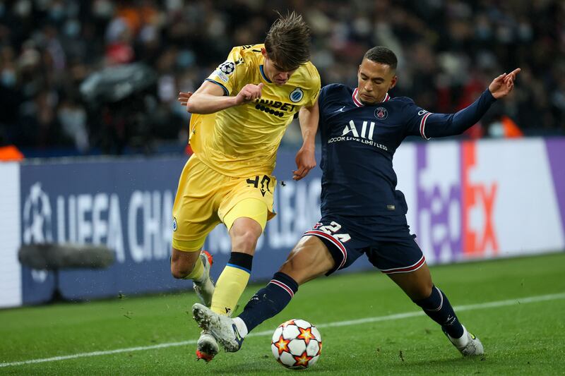SUBS: Thilo Kehrer (Mendes, 49’) - 5, Struggled after his introduction and was booked in the 55th minute for a foul on Charles de Ketelaere. Did show improvements after that point. AFP