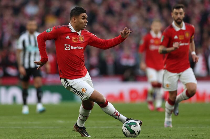 Casemiro - 8: MUFC’s most important player against a competent foe, he headed his side ahead after 35 minutes. Straight into the fans asking for more. Pulled back by Joelinton before the break, but vital in the second snuffing out the Geordie attacks. Booked late on. AFP