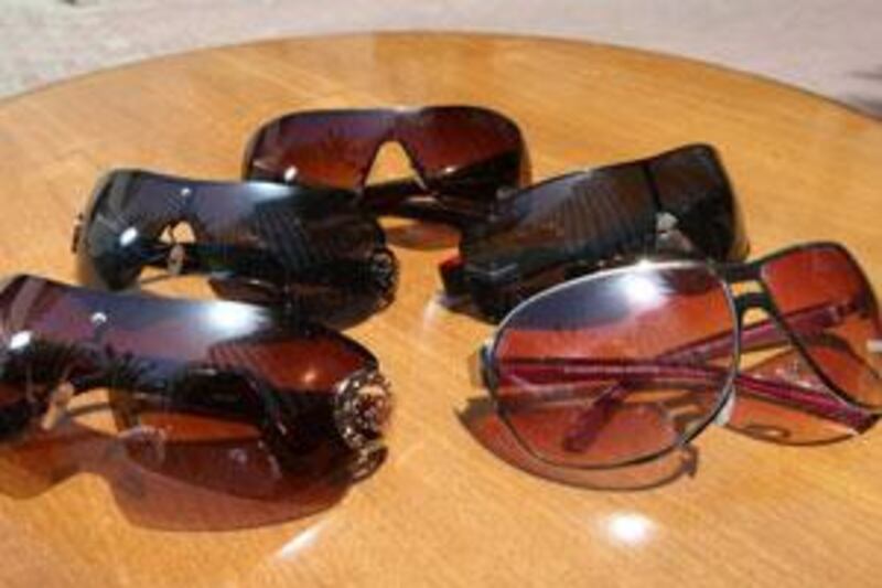 Experts say fake sunglasses can have distorted lenses that cut visibility and create eye discomfort.