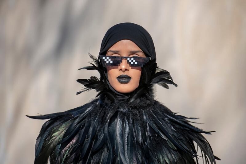 PARIS, FRANCE - FEBRUARY 26: Fashion blogger Rawdah Mohamed on February 26, 2019 in Paris, France. (Photo by Kirstin Sinclair/Getty Images)