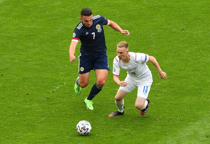 Petr Sevcik (Darida, 87) N/A - Helped the defence in Scotland’s final attacks. On for Darida who had worked hard throughout. 
Adam Hlozek (Jantko, 72) N/A - Attacked Scotland’s right side directly as space opened up in the later stages of the game. Reuters