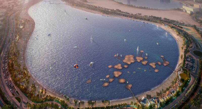 The new beach developments will include new attractions and recreational facilities.