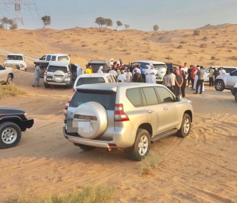 The body of the Emirati was found near a farm in Ras Al Khaimah five days after he went missing. Courtesy RAK Police