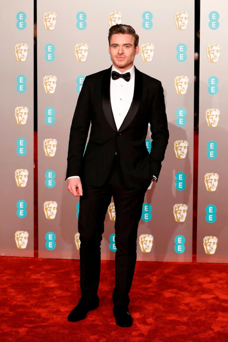 Richard Madden at the 2019 Bafta Awards ceremony at the Royal Albert Hall in London, on February 10, 2019. AFP