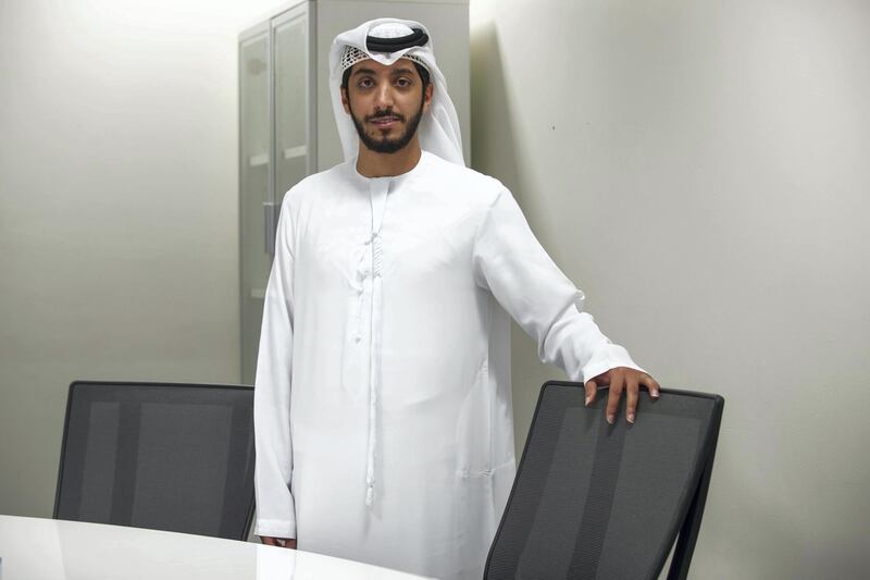 ABU DHABI, UNITED ARAB EMIRATES. 09 SEPTEMBER 2020. Exclusive tour of the new, soon to be opened,  satellite assembly facility at NSSTC, UAE University in Al Ain. Electrical Engineer Ahmed Abdullah Ba-Lyith. (Photo: Antonie Robertson/The National) Journalist: Sarwat Nasir. Section: National.