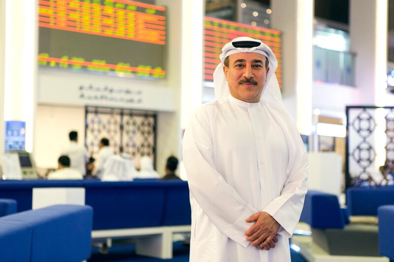 Hassan Abdulrahman Al Serkal, executive vice president of Dubai Financial Market. predicts short-selling will be introduced later this year. Reem Mohammed / The National