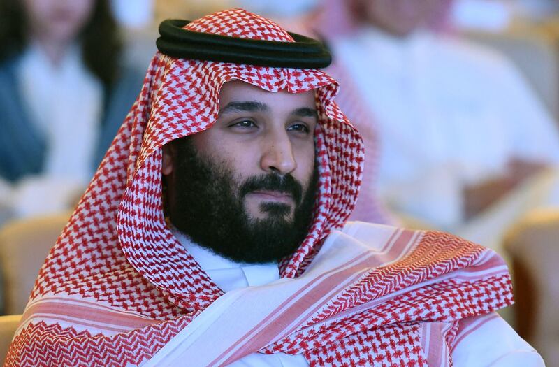 Saudi Crown Prince Mohammed bin Salman attends the Future Investment Initiative (FII) conference in Riyadh, on October 24, 2017.
The Crown Prince pledged a "moderate, open" Saudi Arabia, breaking with ultra-conservative clerics in favour of an image catering to foreign investors and Saudi youth.  "We are returning to what we were before -- a country of moderate Islam that is open to all religions and to the world," he said at the economic forum in Riyadh.
 / AFP PHOTO / FAYEZ NURELDINE