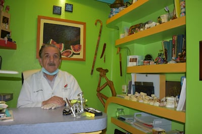 Sergio Aviles has been practising orthodontics in Tijuana for almost 50 years. Sara Ruthven / The National