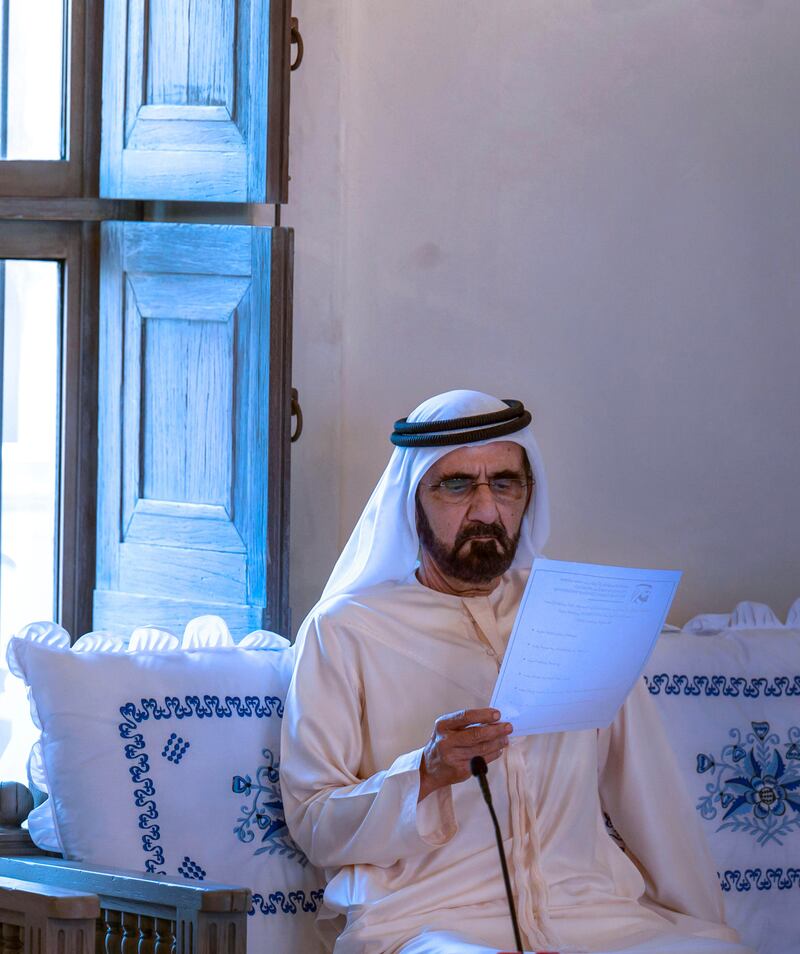 Mohammed bin Rashid Al Maktoum Global Initiatives helped 91 million people in 97 countries last year. Photo: Government of Dubai Media Office