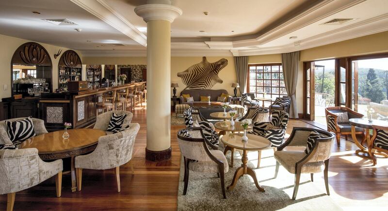 Zebar restaurant and bar at Fairmont Mount Kenya.