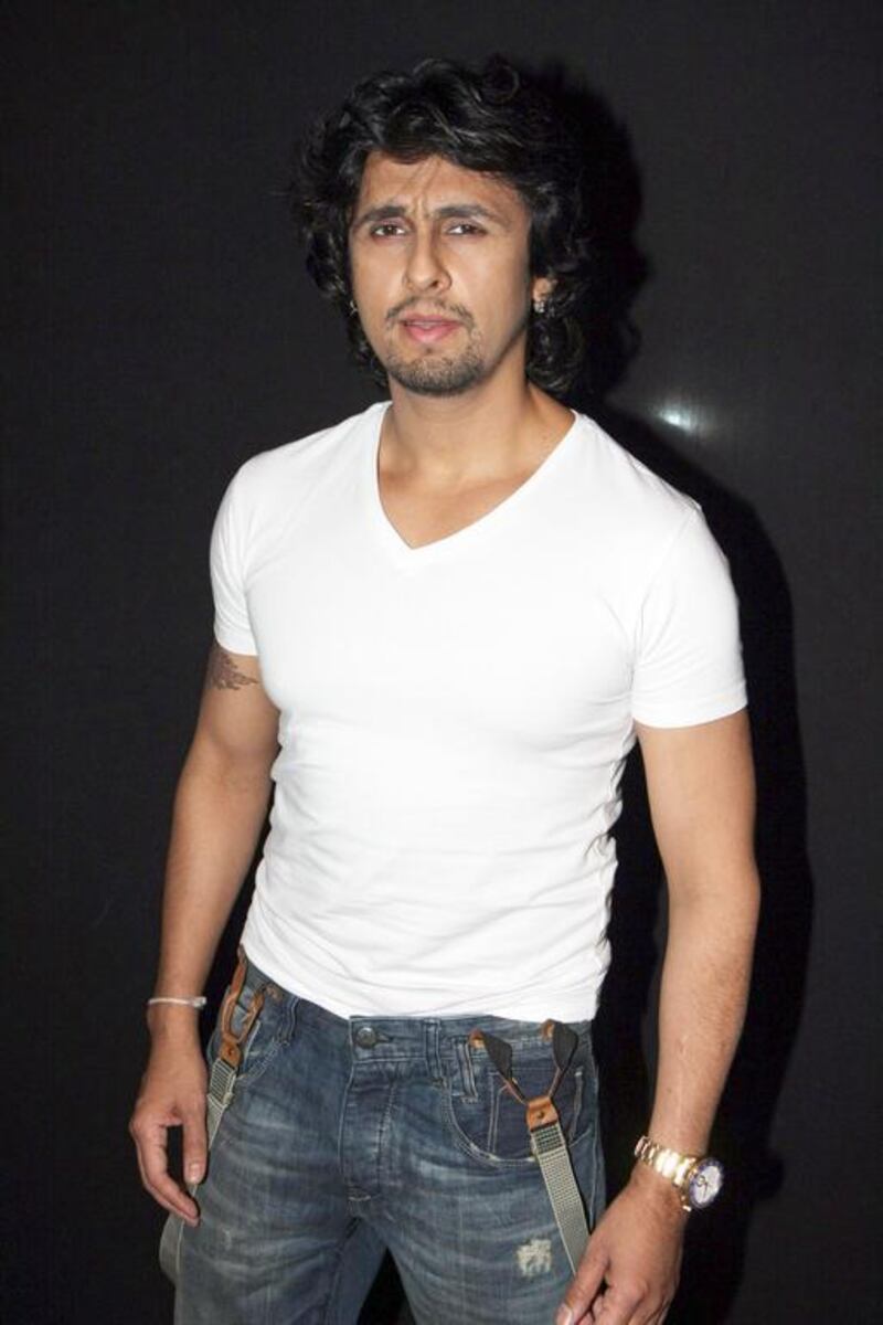 The Indian singer Sonu Nigam has filed a complaint with Mumbai police saying he has been threatened by a mobster. Sujit Jaiswal / AFP