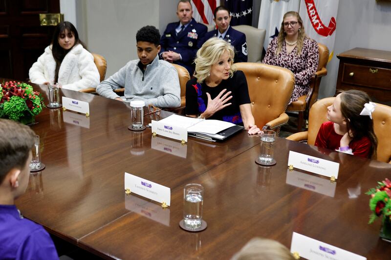 Some of the children's parents serve in the US National Guard. Reuters