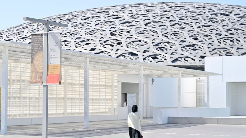 People from all over the world visited Louvre Abu Dhabi in 2023. Khushnum Bhandari / The National