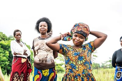 Women from the Twasanda farming collective, which is supported by Gemfields. Courtesy Barry Hayden