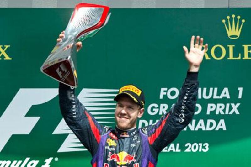 Sebastian Vettel has won three world championships with Red Bull. Paul Chiasson / AP Photo