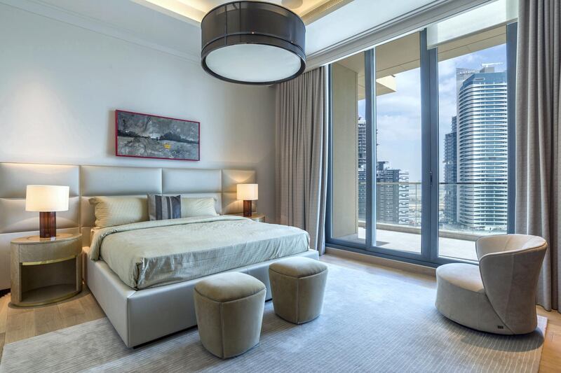 The 118 Contemporary bedroom. Courtesy LuxuryProperty.com