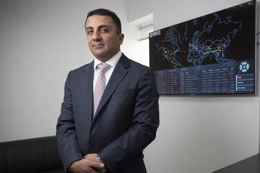 Amir Kolahzadeh, managing director of Itsec, one of region’s leaders in cyber security. Antonie Robertson / The National