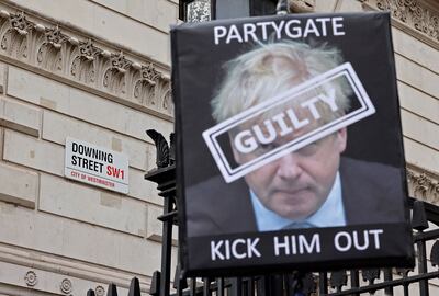 The committee inquiry's focus is to determine if Boris Johnson misled Parliament, rather than delving into the various details of the partygate scandal. AFP