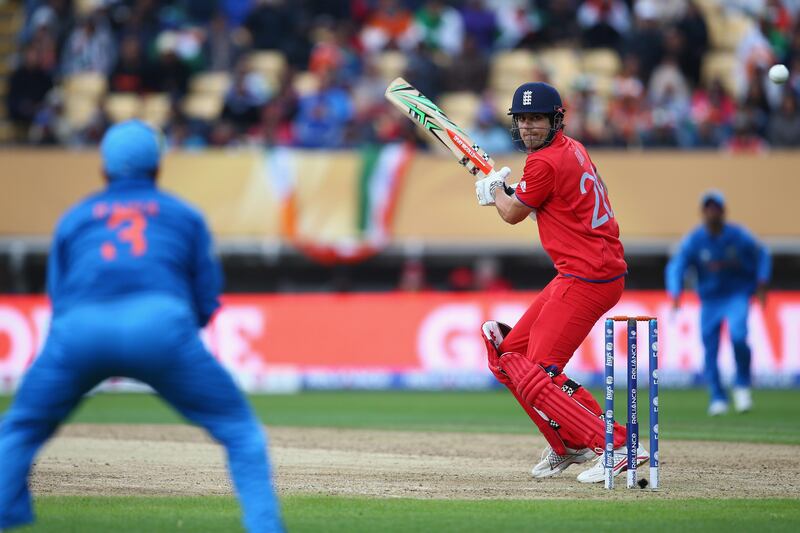 BIRMINGHAM, ENGLAND - JUNE 23: Alastair Cook (R) of England edges a catch to Ravichandran Ashwin of India off the bowling of Umesh Yadav during the ICC Champions Trophy Final match between England and India at Edgbaston on June 23, 2013 in Birmingham, England.  (Photo by Michael Steele/Getty Images) *** Local Caption ***  171214548.jpg