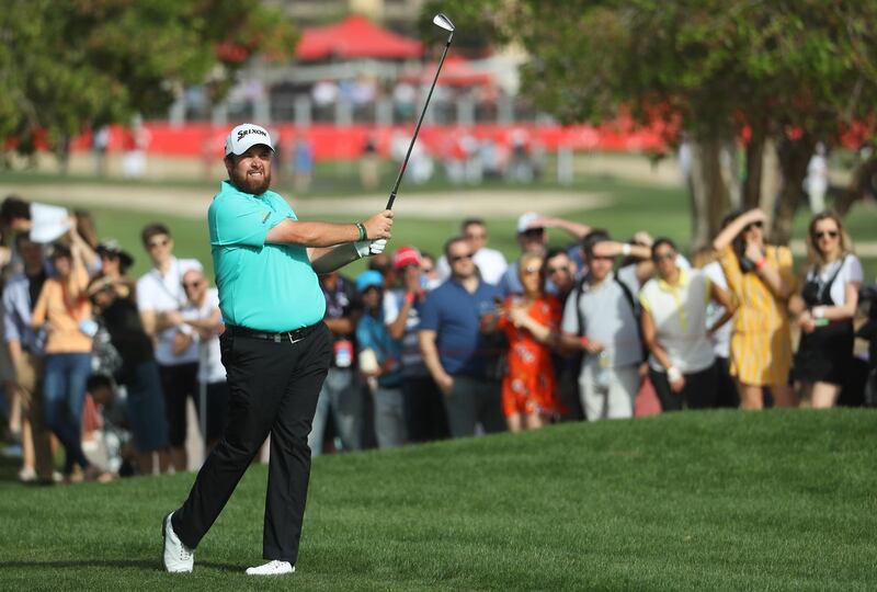 Shane Lowry hit a round of 67 to be top of the leaderboard on -17 at the Abu Dhabi HSBC Championship presented by EGA. All images by Getty