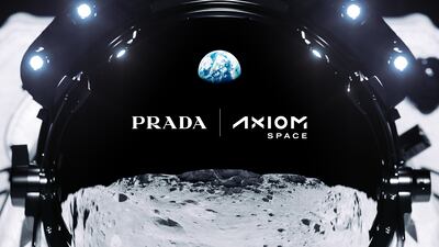 Prada will develop user-friendly space suits for the next Nasa mission to the Moon, in partnership with Axiom Space. Photo: Prada