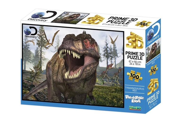 Discovery Channel's Tyrannosaurus Rex Puzzle for ages 6 and up, 500 pieces, Dh51, from www.toyrusmena.com