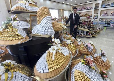 Ras Al Khaimah, May, 30, 2019: Samer Dibsawi at his chocolate shop in Ras Al Khaimah . Satish Kumar/ For the National/ Story by Ruba Haza