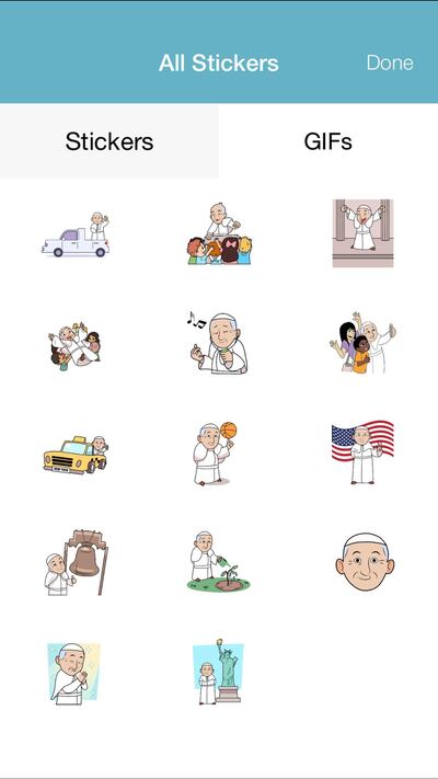 Popemoji from Swyft Media. Courtesy Swyft Media