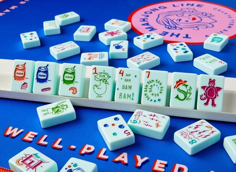 A look at the redesigned mahjong set by The Mahjong Line, which features new symbols and colours. Courtesy The Mahjong Line