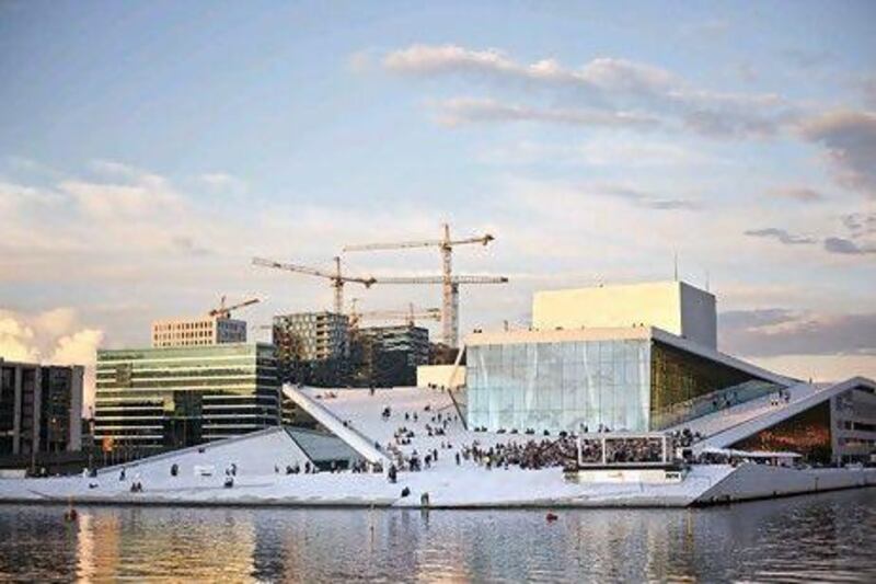 The Oslo Opera House is an architectural marvel and a safe place to put your hat. Vegard Giskehaug for The National