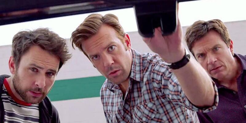 From left Charlie Day,  Jason Sudeikis, and Jason Bateman in Horrible Bosses 2. Courtesy New Line Cinema
