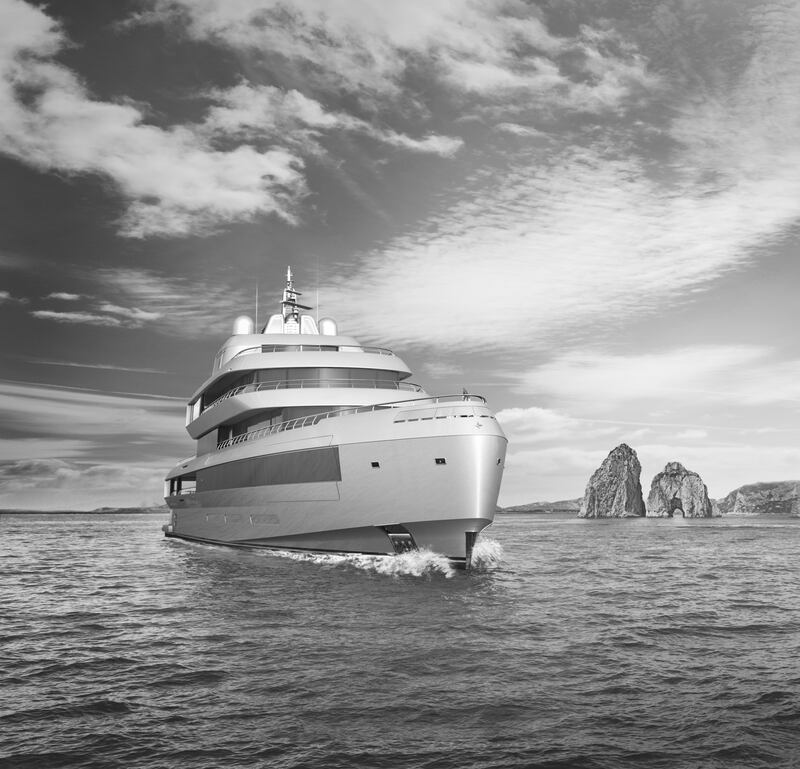 Admiral is a 72-metre mega-yacht created by Giorgio Armani and The Italian Sea Group. All photos: Armani