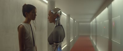 Produced by indie film studio A24 on a modest budget of $15 million, Ex Machina made double that in box office returns. Photo: Universal Pictures