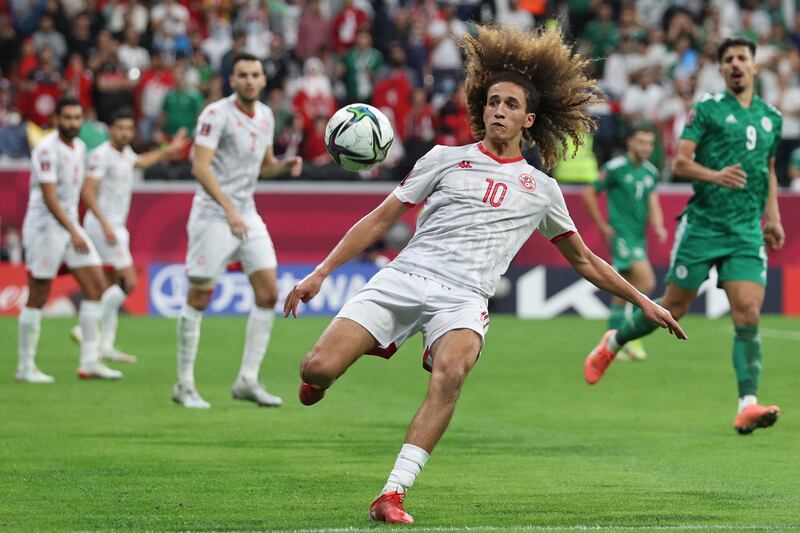 Hannibal Mejbri - The Tunisia teen impressed at the Arab Cup and will be pressing for more first-team opportunities at Manchester United. AFP