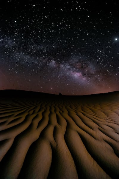 Obaid Al Budoor has also photographed nighttime landscapes, as seen in this 'astro-shoot' in Abu Dhabi. Obaid Al Budoor