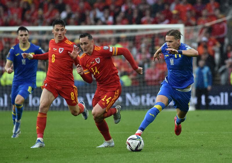 Mykhailo Mudryk (Tsygankov, 77’) – N/R, Made some good bursts forward including one that resulted in a threatening cross that was cut out by Allen. Booked for a foul on Ampadu. AP
