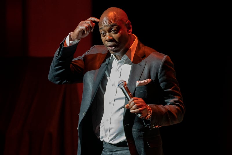Dave Chappelle has previously played two sold-out shows in Dubai, in 2015 and 2018. AP