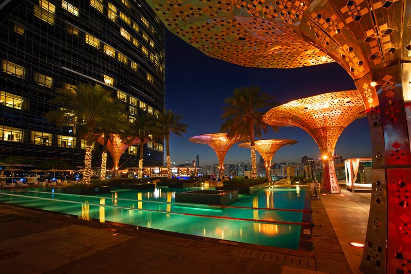 2. Rosewood Abu Dhabi offers city views in the UAE capital. Photo: Rosewood Hotels