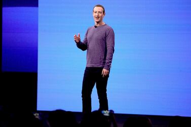 Facebook CEO Mark Zuckerberg makes the keynote speech at F8, Facebook's developer conference in San Jose, California earlier this year. The $5bn fine approved by the US FTC is steep but far from devastating for the social media giant. AP