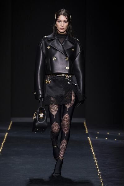 Versace goes goth for autumn/winter 2019