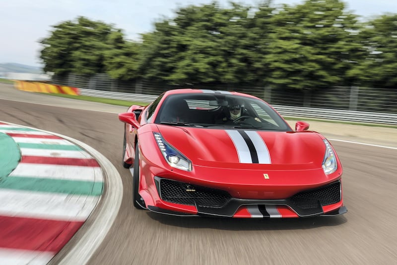 It is the most powerful V8 Ferrari of all-time. Ferrari