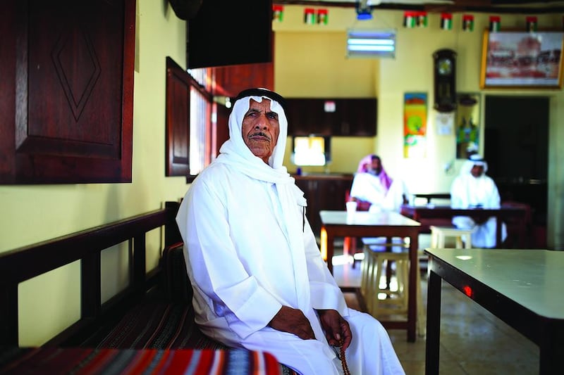 Abdulla Saeed Al Sherhan first sailed to Kuwait when he was 10 years old. Sarah Dea / The National